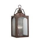 Randhurst 3-LIGHT Copper Oxide Outdoor Wall Lantern Sconce. Fixed Price $159.00.