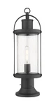 Z-lite 569PHM-533PM Roundhouse 22" Tall Outdoor Pier Mount Post Black. Fixed Price $296.00.