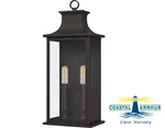 Quoizel Abernathy Outdoor Wall Sconce, 2-LIGHT 120 Total Watts, Old Bronze. Fixed Price $158.66.
