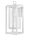 Hinkley Lighting 1004TW Republic- 8W Led Medium Outdoor Wall Lantern , White. Fixed Price $200.00.