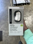 Portfolio Frosted Glass Led Outdoor Light Fixture #1085698 Black 30. Fixed Price $24.99.