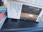 Portfolio Outdoor Deck Light Matte White Finish #0048583. Fixed Price $18.00.