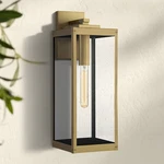 Quoizel Westover 20" High Antique Brass Outdoor Wall Light. Fixed Price $223.99.