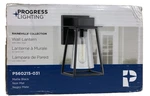 Progress Lighting Raineville 9 In. 1-LIGHT Outdoor Wall Lantern, Matte Black. Fixed Price $34.99.