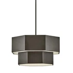 Hinkley Lighting 46994 Facet 7 23"W Waterfall Chandelier - Black. Fixed Price $1389.00.
