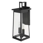 Acclaim Alden Light Exterior Wall Mount, Black/clear Panels - 1212BK. Fixed Price $280.00.