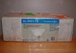 Thomas*brushed*nickel*silver*white*alabaster*swirl*glass*wall*light*sconce**new. Fixed Price $26.00.