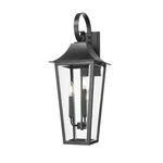 Z-lite Gannon 3 10" Outdoor Wall Light, Black/clear Beveled 5008B-BK. Fixed Price $404.00.
