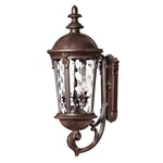 Hinkley Lighting Windsor 3 Outdoor Medium Wall Mount, River Rock - 1894RK. Fixed Price $549.00.