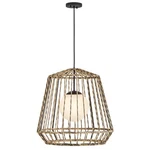 Hinkley Lighting Arlen 1LT 24" Outdoor Pendant, Black/etched Opal 10394BK-LV. Fixed Price $854.99.