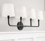 Capital Lighting 119341MB-674 Bathroom Fixtures Indoor Black W/ Shade. Fixed Price $115.00.