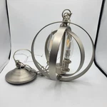 Progress Lighting Equinox 3-LIGHT Burnished Silver Entryway Orb Pendant E11679. Fixed Price $99.99.