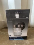 Westinghouse Outdoor Wall Light Matte Black Clear Glass 66885. Fixed Price $22.95.