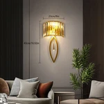 Max 50W Wall-mounted Fixture Modern Bedroom Light Crystal Lampshade. Fixed Price $51.56.