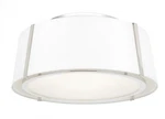 Crystorama Fulton 3-LIGHT 18" Ceiling Polished Nickel. Fixed Price $450.00.