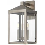 Livex Lighting Nyack 3 Outdoor Wall Lantern Nickel. Fixed Price $453.96.