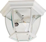 Maxim Lighting 1029WT 3-LIGHT 6.5" Outdoor Ceiling Mount White. Fixed Price $74.00.