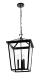 Outdoor Chandelier Light Fixture Large Black Exterior Entrance Porch Walkway. Fixed Price $333.02.
