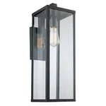 Trans Globe Oxford 22.5" 1 Light Outdoor Wall Lantern, Black/clear - 40752BK. Fixed Price $144.99.