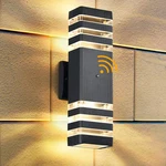 Dusk To Dawn Waterproof Outdoor Wall Light For Porch & Garage, Aluminum Fixture. Fixed Price $62.99.