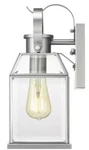 Progress Lighting Canton Heights 12.75" Stainless Steel Outdoor Wall Lantern. Fixed Price $60.00.