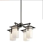 Kichler Caterham 21" Wide Olde Bronze Indoor Outdoor Chandelier. Fixed Price $598.88.