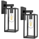 Maxvolador Outdoor Wall Sconce, Exterior Waterproof Lantern Large, Black. Fixed Price $85.21.
