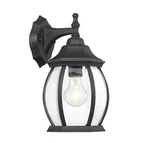 Meridian M50053 13" Tall Outdoor Wall Sconce - Black. Fixed Price $172.00.