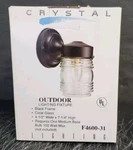 Crystal Brand Outdoor Lighting Fixture Porch Sconce F4600-31 Nos. Fixed Price $14.99.