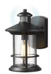 Jazava Black Dusk To Dawn Motion Sensing Outdoor Wall Lantern Light Sconce. Fixed Price $89.99.