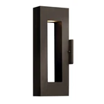 Hinkley Lighting Atlantis Outdoor 2 6.5" Wall, Bronze/etched 1640BZ-LL. Fixed Price $339.15.