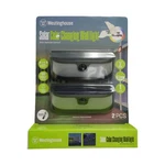 Westinghouse 1200 Solar Led Motion Activated Color Changing Wall Light, Pack. Fixed Price $26.99.