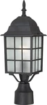 Lighting 60/4909 Adams One Post Lantern 100 Watt A19 Max. Frosted Glass. Fixed Price $69.16.