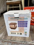 Vtg 1996 Decklights Cast Aluminum Electric Post Cap Fits 4"X4" White. Fixed Price $37.23.