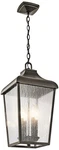 Kichler Forestdale 19 3/4" High Old Bronze Outdoor Hanging Light. Fixed Price $315.99.