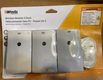 Woods Wireless Remote Control (3-PACK) Model 13569 Indoor Electric Outlet -new. Fixed Price $20.99.
