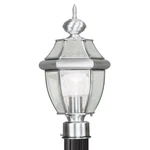 Livex Lighting Monterey Outdoor Post Head Brushed Nickel 2153-91. Fixed Price $185.96.