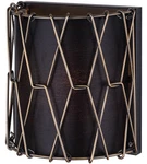 Canarm IWL675A10BKG Hatta Light Inch Black And Gold Wall Sconce. Fixed Price $49.00.