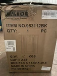 Capital Lighting Aiden 11" X 17" Black Outdoor Hardwire Wall 953112BK. Fixed Price $105.00.