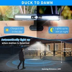 Clip Solar Motion Light 2 Pack Outdoor Waterproof 36 Leds Fence Garage. Fixed Price $25.73.