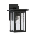 Capital Lighting Barrett Outdoor Wall Lantern, Black/antiqued - 943811BK. Fixed Price $158.40.