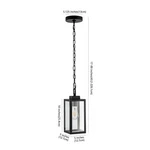 Safavieh Clemens 5" Outdoor Pendant, Reduced Price 2172770181 PLT4019A. Fixed Price $38.00.