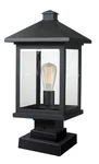 Z-lite 531PHBS-SQPM Portland 19.5" Tall Light Outdoor Lantern Black. Fixed Price $404.00.