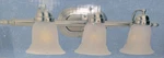 Portfolio Alabaster 24" 3 Light Satin Nickel Wall Fixture (retails For $152). Fixed Price $117.99.