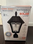 Gama Sonic Baytown Ii Solar Bulb Lamp Black Outdoor Led Landscape Light *new*. Fixed Price $40.00.