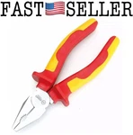 Booher 0220006 Insulated Combination Pliers, Inch, 1,000 Vac Vde Certificate. Fixed Price $18.25.
