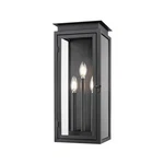 Z-lite Nova 3 8.25" Outdoor Wall Light, Black/clear 5018M-BK. Fixed Price $334.00.