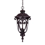 Acclaim Lighting 2126 Mahogany Naples 3-LIGHT 24.5"H Outdoor Pendant. Fixed Price $300.00.