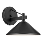 Kichler 49060 Ripley 9" Tall Outdoor Wall Sconce - Black. Fixed Price $189.99.