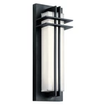 Textured Black Led Outdoor Wall Mount From The Manhattan Collection. Fixed Price $319.99.